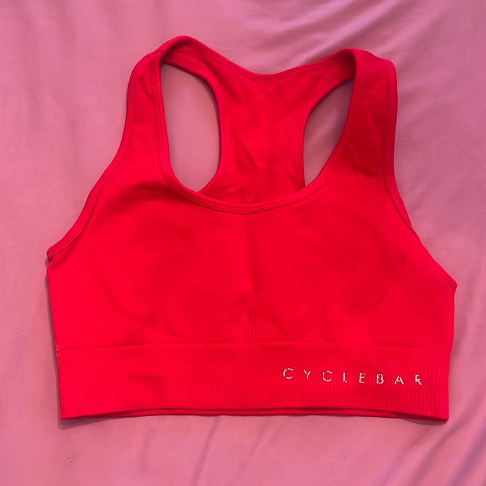 Red Cyclebar Sports Bra